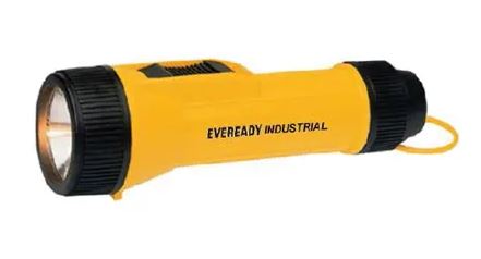 FLASHLIGHT LED YELLOW POLY 2D BATTERY NOT INCLUDED - Flashlights: LED